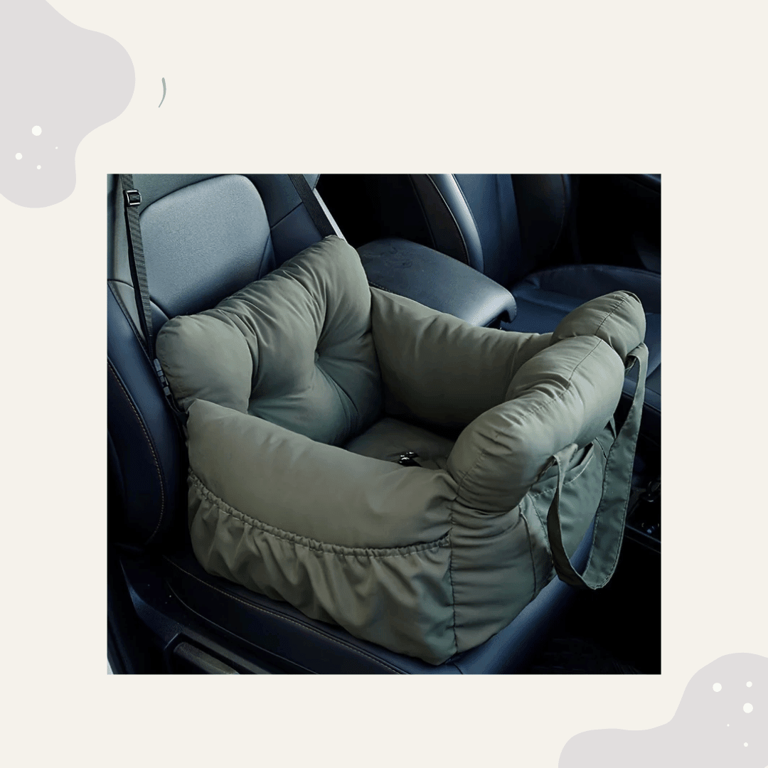 2 - in - 1 Hunde Autositz & Tragetasche – Sicherer Auto Hundesitz für kleine Hunde, rutschfest & waschbar - Animoraa