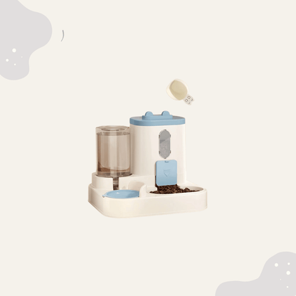 2 in1 Futter - & Wasserspender für Katze und Hund - Animoraa