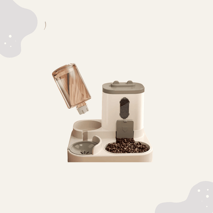 2 in1 Futter - & Wasserspender für Katze und Hund - Animoraa