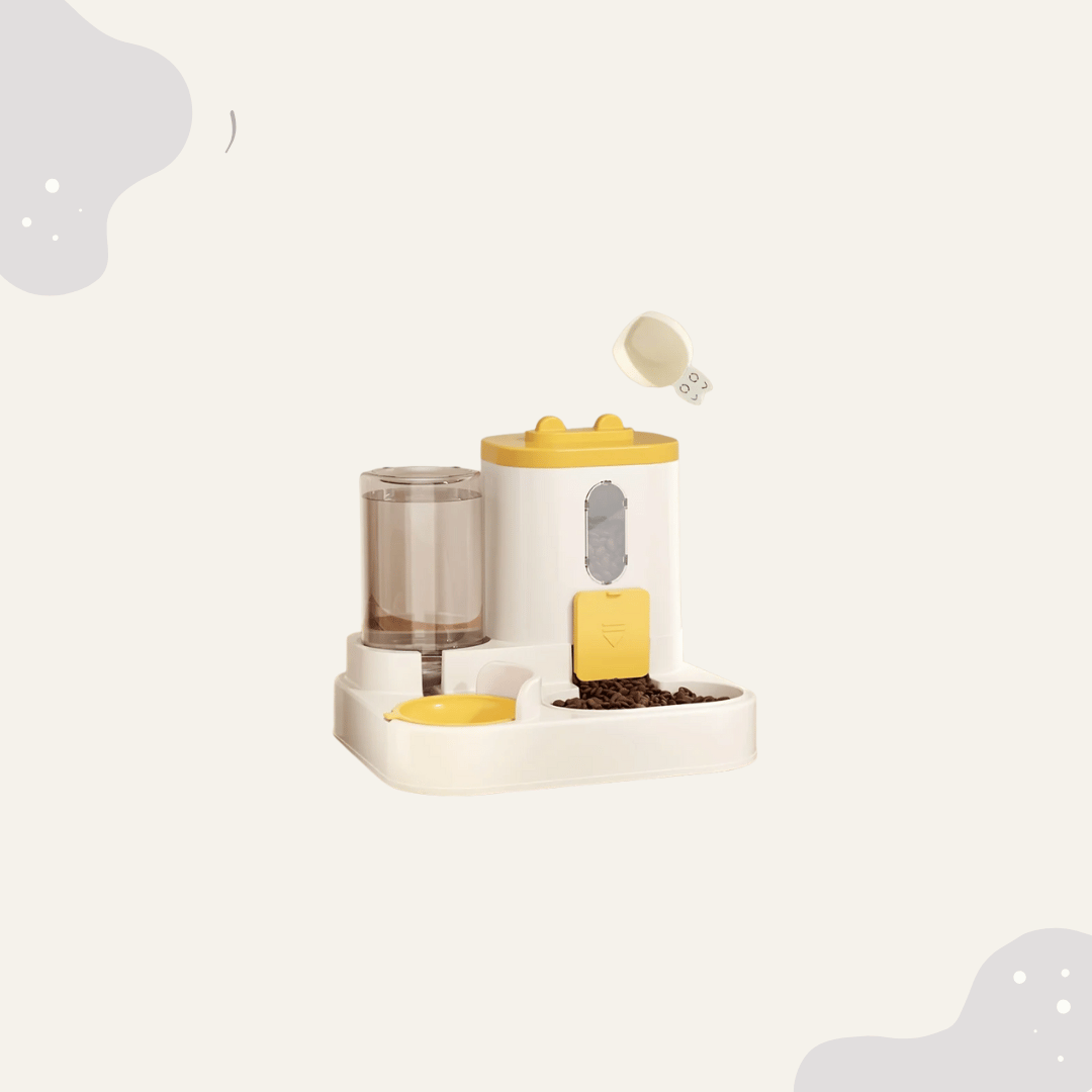 2 in1 Futter - & Wasserspender für Katze und Hund - Animoraa