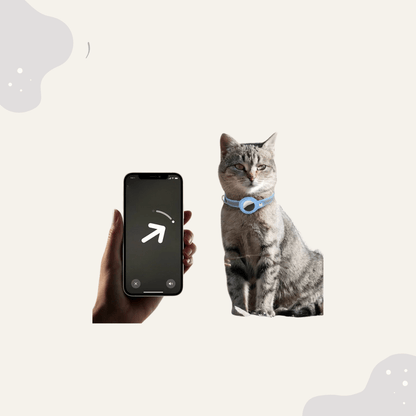 AirTag Haustier Halsband Leder - Animoraa