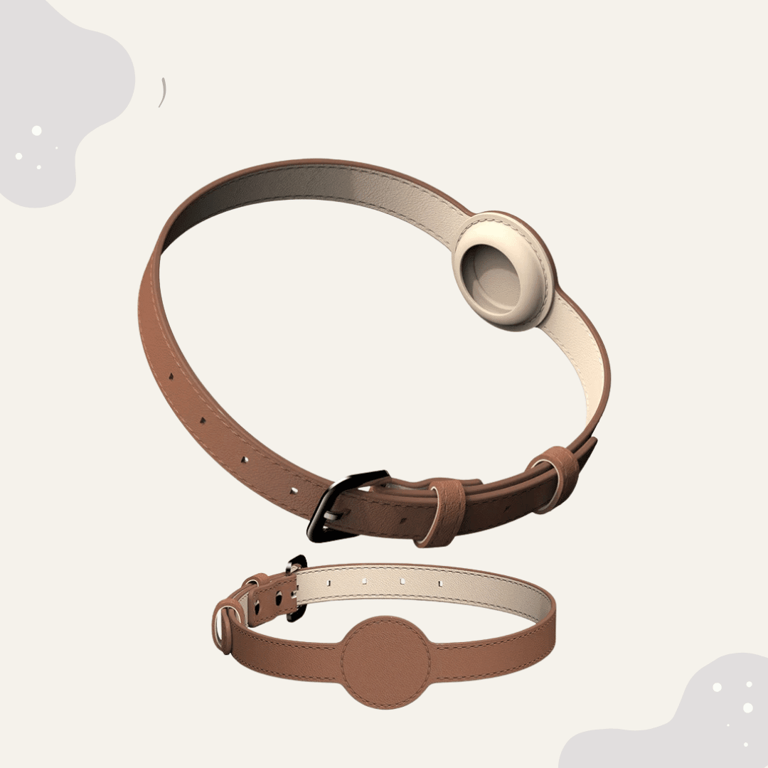 Airtag kompatibles Halsband für Hunde & Katzen – Verstellbar, robust & ideal für Alltag - Animoraa