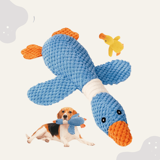 Ente aus Stoff zum Kuscheln für Hund und Katze - Animoraa