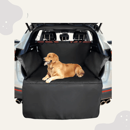 Hunde Kofferraum Schutzdecke wasserdicht – Robuste Auto Hundedecke mit Seitenschutz für SUV & Kombi - Animoraa