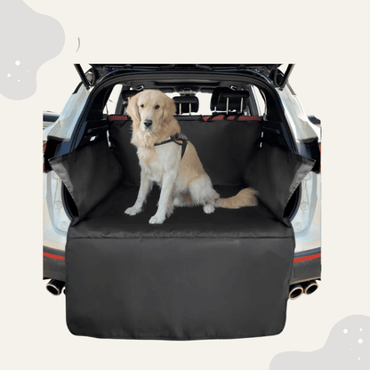 Hunde Kofferraum Schutzdecke wasserdicht – Robuste Auto Hundedecke mit Seitenschutz für SUV & Kombi - Animoraa