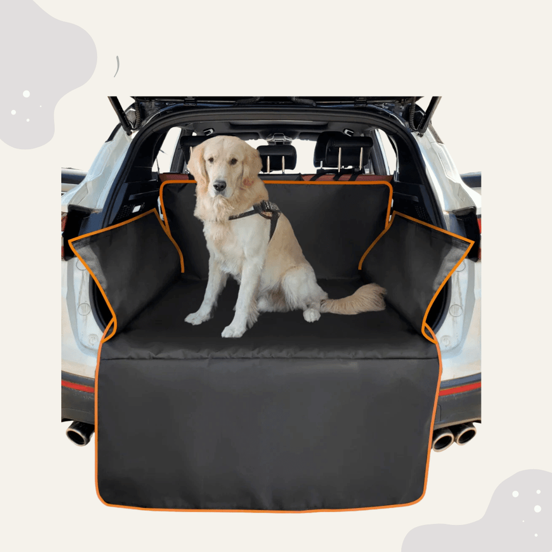 Hunde Kofferraum Schutzdecke wasserdicht – Robuste Auto Hundedecke mit Seitenschutz für SUV & Kombi - Animoraa