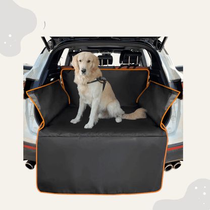 Hunde Kofferraum Schutzdecke wasserdicht – Robuste Auto Hundedecke mit Seitenschutz für SUV & Kombi - Animoraa