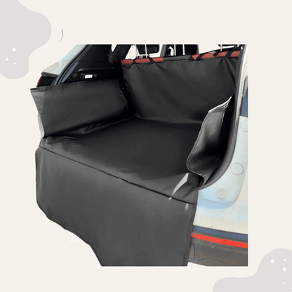 Hunde Kofferraum Schutzdecke wasserdicht – Robuste Auto Hundedecke mit Seitenschutz für SUV & Kombi - Animoraa