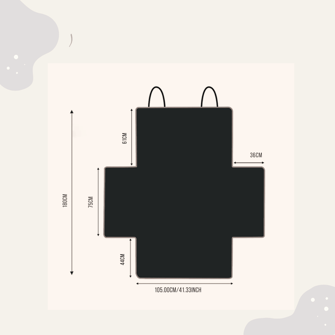 Hunde Kofferraum Schutzdecke wasserdicht – Robuste Auto Hundedecke mit Seitenschutz für SUV & Kombi - Animoraa