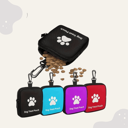 Hunde Leckerli Tasche mit Reißverschluss – Robuster Snackbeutel für Training & Spaziergänge, kompakt & sicher - Animoraa