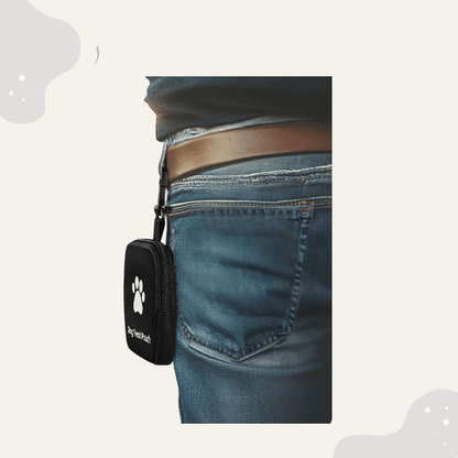 Hunde Leckerli Tasche mit Reißverschluss – Robuster Snackbeutel für Training & Spaziergänge, kompakt & sicher - Animoraa