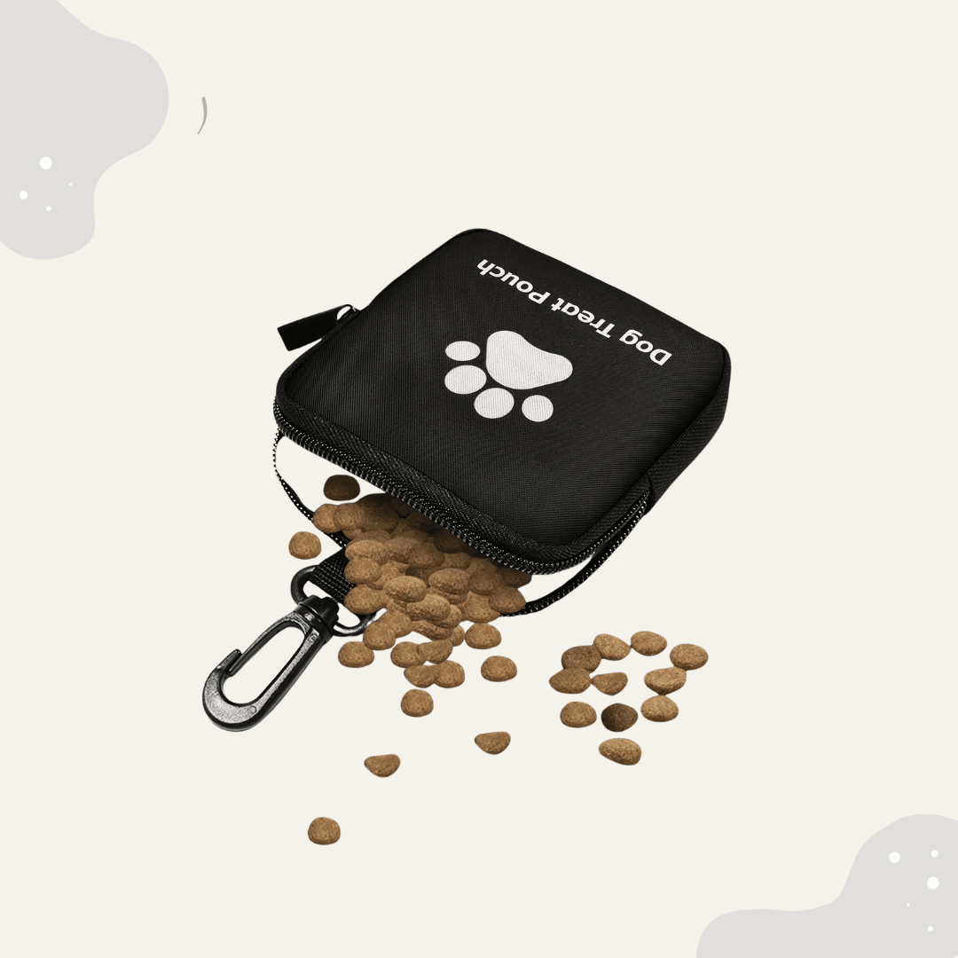 Hunde Leckerli Tasche mit Reißverschluss – Robuster Snackbeutel für Training & Spaziergänge, kompakt & sicher - Animoraa