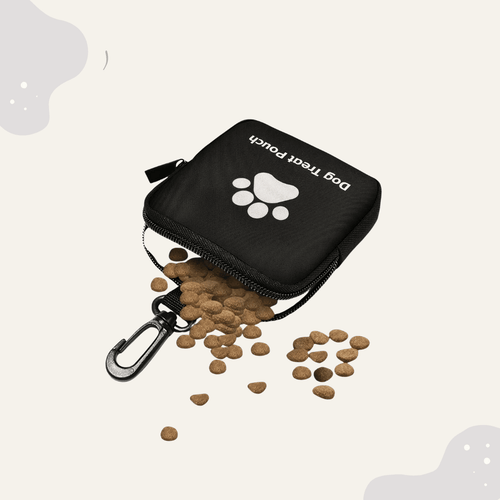 Hunde Leckerli Tasche mit Reißverschluss – Robuster Snackbeutel für Training & Spaziergänge, kompakt & sicher - Animoraa