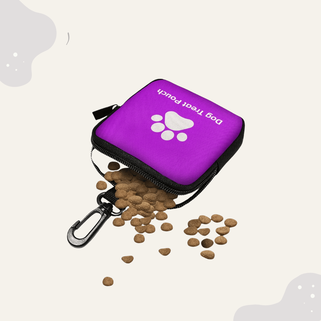 Hunde Leckerli Tasche mit Reißverschluss – Robuster Snackbeutel für Training & Spaziergänge, kompakt & sicher - Animoraa