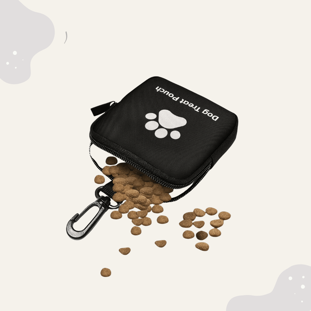 Hunde Leckerli Tasche mit Reißverschluss – Robuster Snackbeutel für Training & Spaziergänge, kompakt & sicher - Animoraa