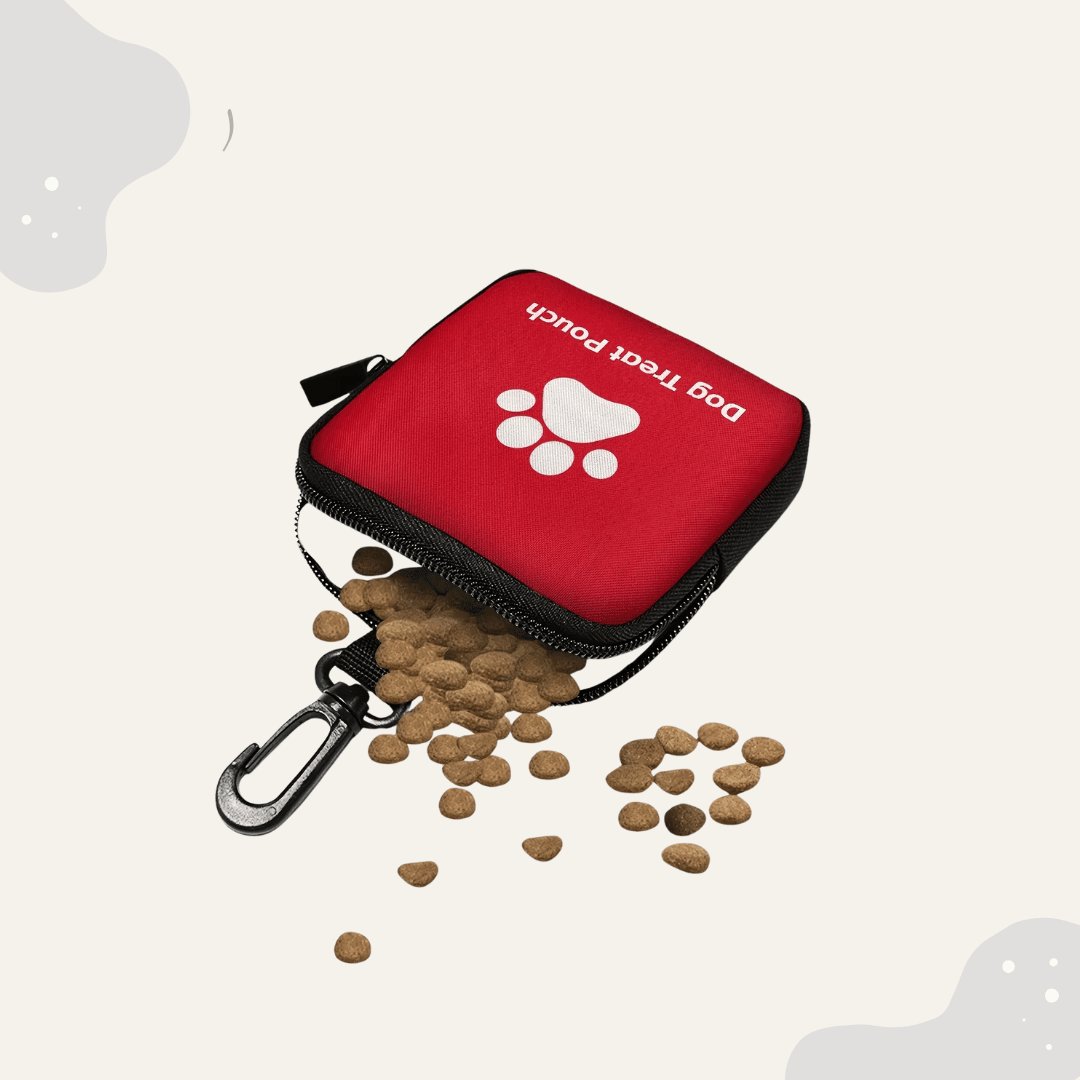 Hunde Leckerli Tasche mit Reißverschluss – Robuster Snackbeutel für Training & Spaziergänge, kompakt & sicher - Animoraa