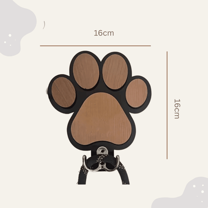 Hundeleine Halterung im Pfotenmotiv - Animoraa