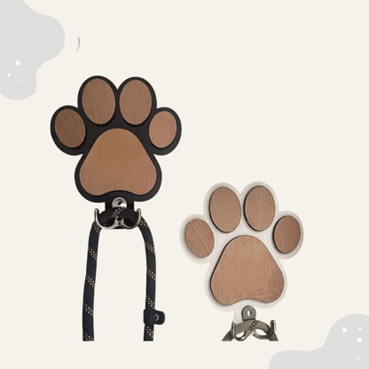 Hundeleine Halterung im Pfotenmotiv - Animoraa