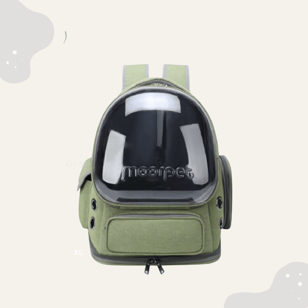 Katzen Transport Rucksack – Haustier Rucksack mit Panoramafenster, atmungsaktiv für Katzen & kleine Hunde - Animoraa