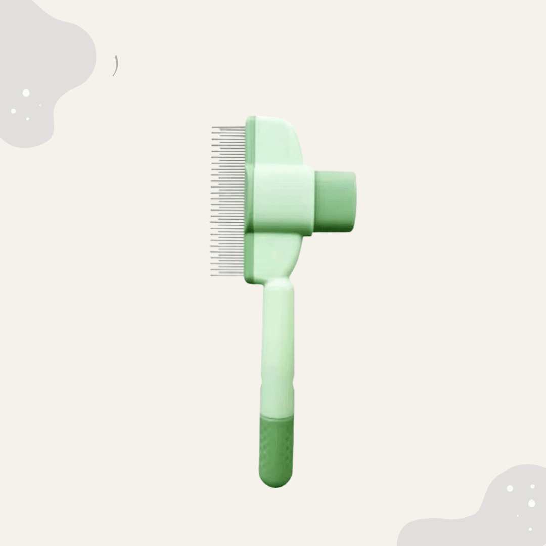 Katzenkamm mit Floating Pins – Nadelbürste zur effektiven Haarentfernung bei kurzem & langem Fell - Animoraa