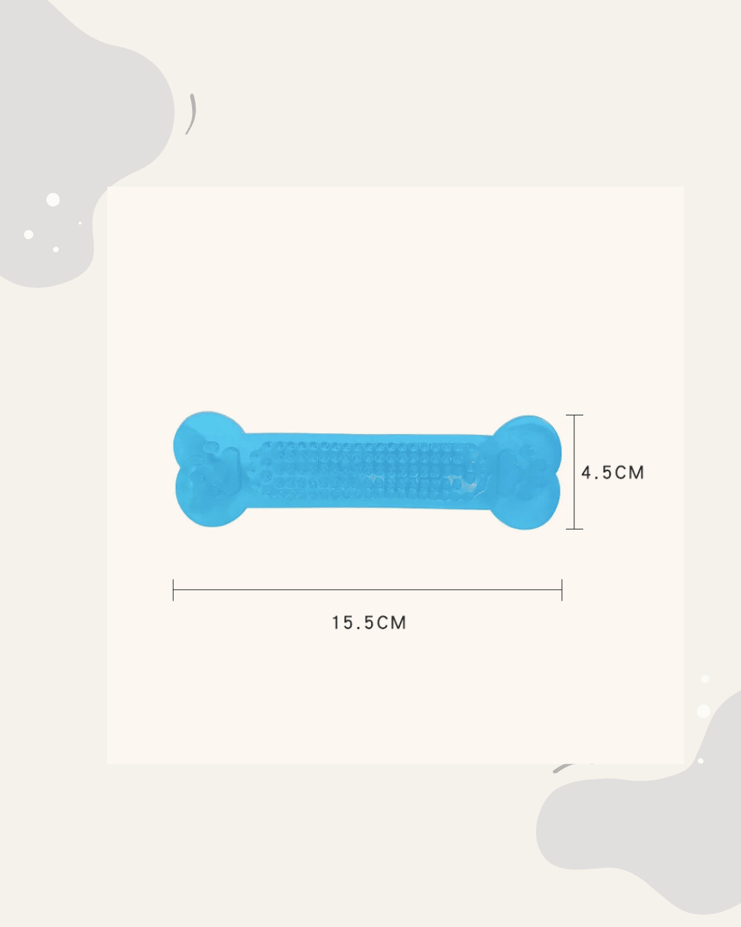 Knochen Hundespielzeug aus Gummi – Strapazierfähiges Kauspielzeug gegen Langeweile - Animoraa