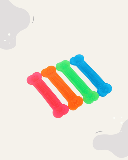 Knochen Hundespielzeug aus Gummi – Strapazierfähiges Kauspielzeug gegen Langeweile - Animoraa