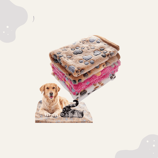 Weiche Haustierdecke Coral Fleece – warme Hundedecke & Katzendecke - Animoraa